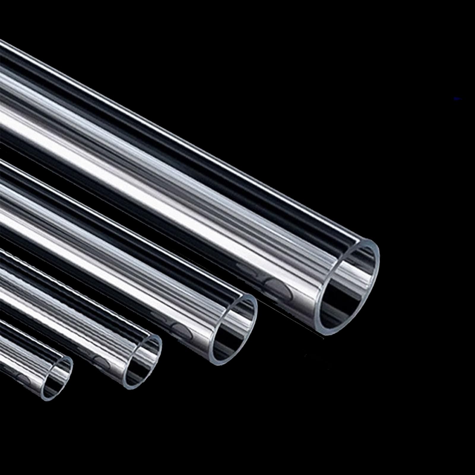 Tubo Acrilico Trasparente Cilindro Cavo Rotondo in Plastica Rigida con Superficie Liscia per DIY Creativo Display Industria e Laboratorio,140mmx3mm
