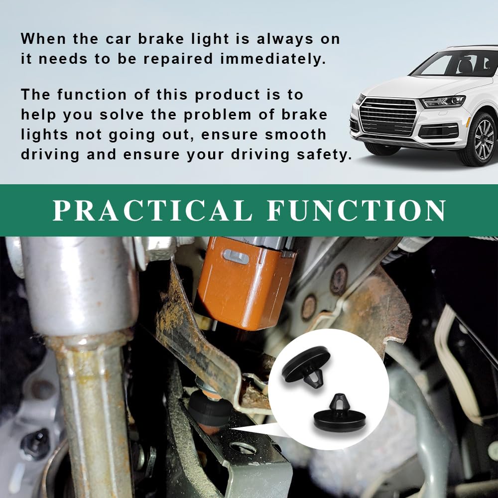 4PCS Brake Switch Stopper Brake Pedal Stop Pad Automotive Clutch Pedal Stop Pad Car Interior Accessories 90541-06036 Auto — view 4