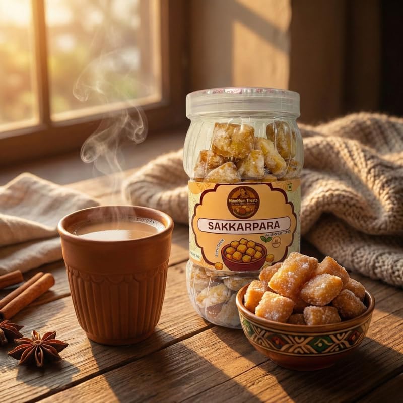 Image of MumMum TreatsShakkarpara 350g | Sweet & Crunchy Traditional Snack | Perfect Festive & Tea-Time Treat