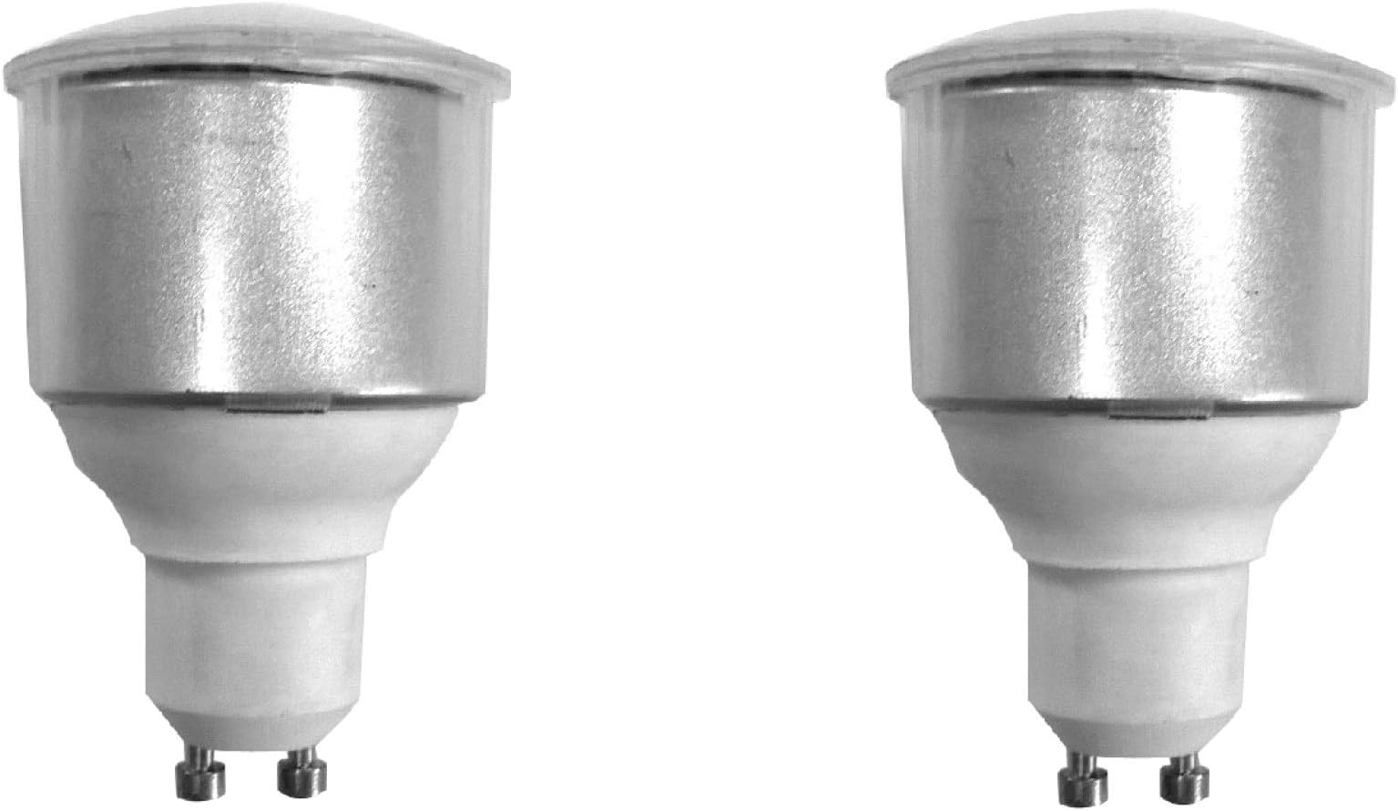 8722 LED 3W Opaque Spot L1/GU10 Cap (2886, 2884 & 2318 Replacement) *2 Pack Bundle*