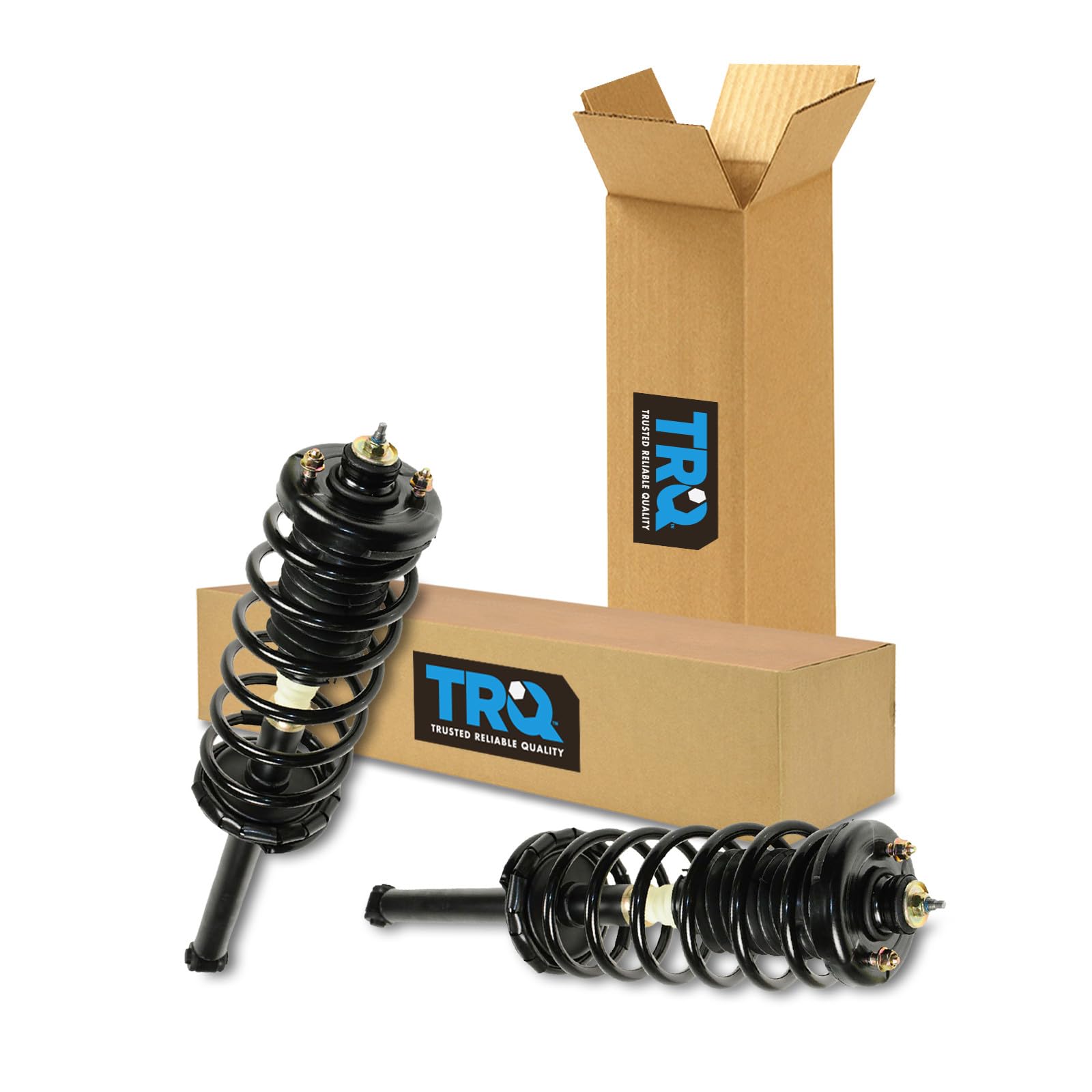 TRQ Rear Strut and Spring Assembly Set 2 Piece