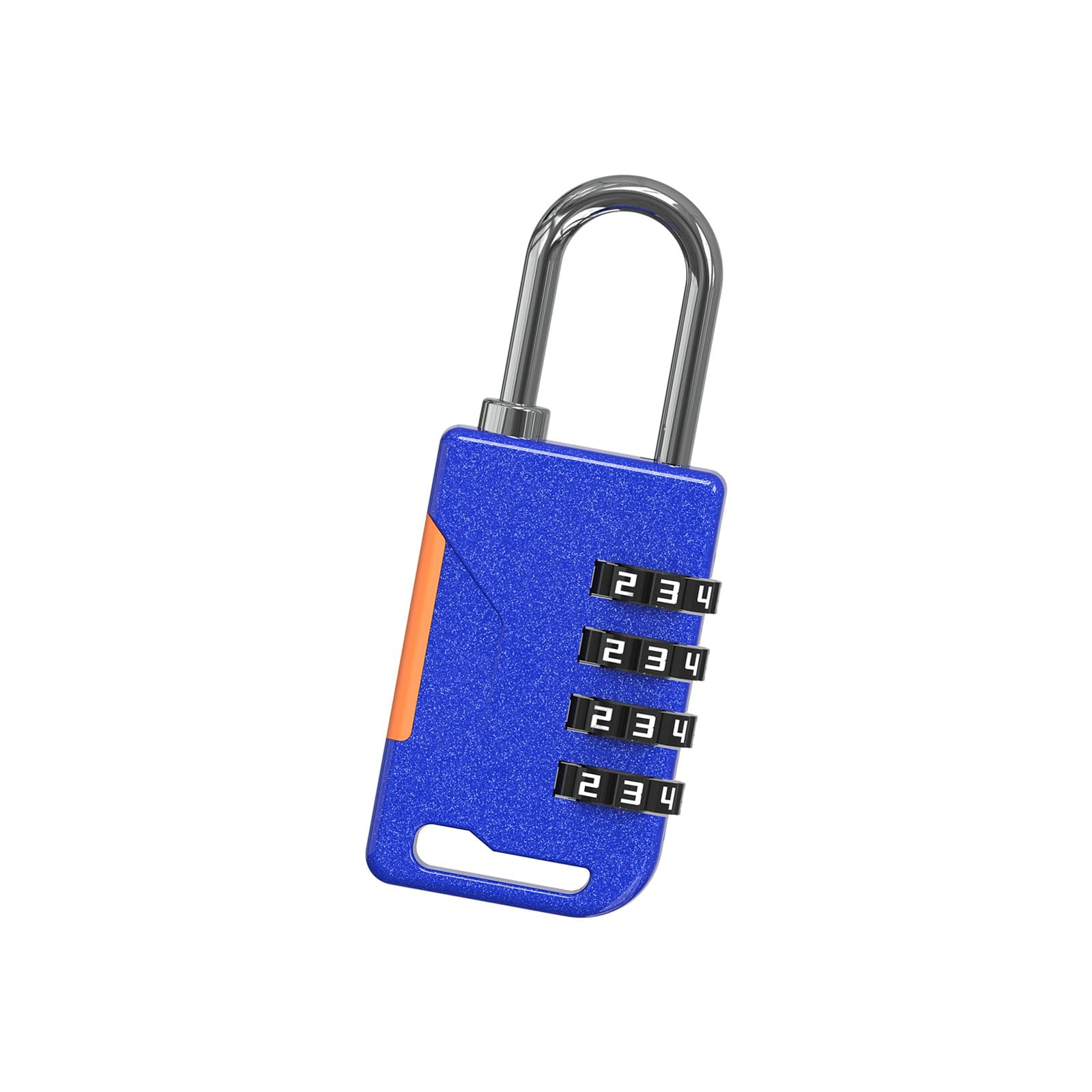 4 Digit Combination Padlock, Portable Password Lock, Keyless Unlock, Anti-Theft Padlock for Backpacks, Gym, School, Lockers
