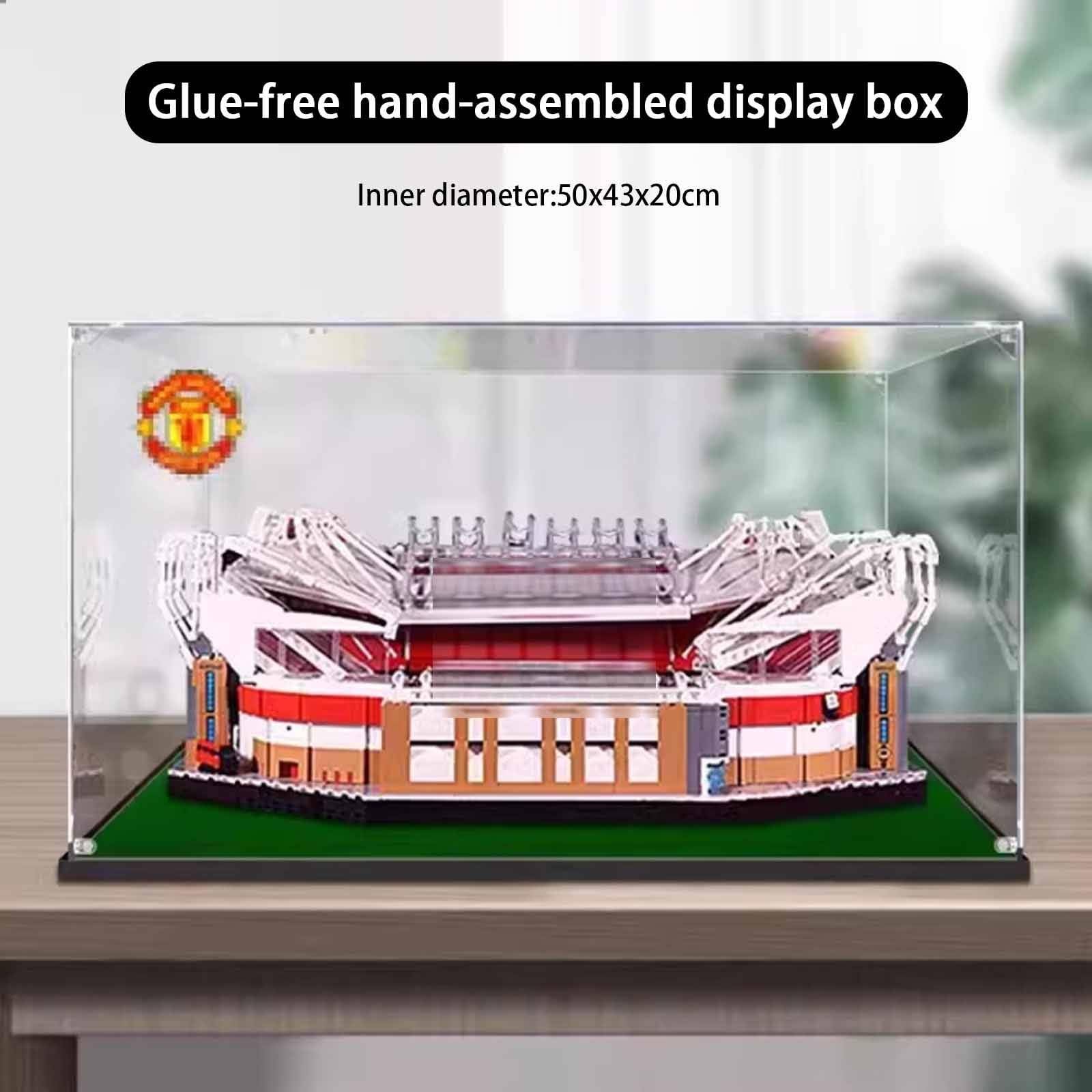 Vetrina espositiva per 10272 Old Trafford Manchester United Vetrina espositiva in acrilico per 10272 (non incluso modello di edificio)(2mm)