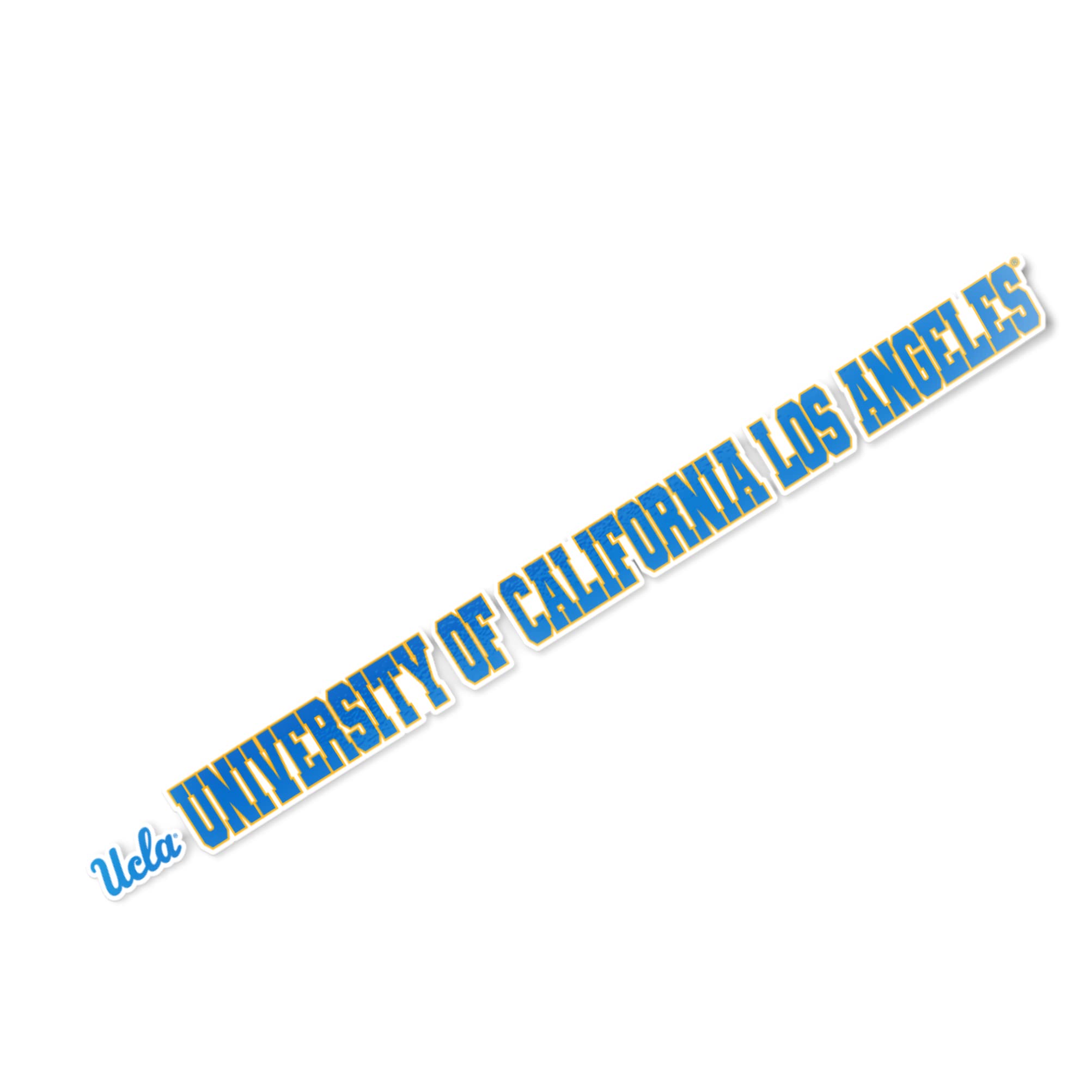 Calcomanía de UCLA para botella de agua y portátil estilo universitario