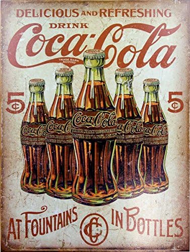 COCA COLA VINTAGE STYLE RETRO METAL TIN WALL SIGN NOVELTY GIFT WALL
