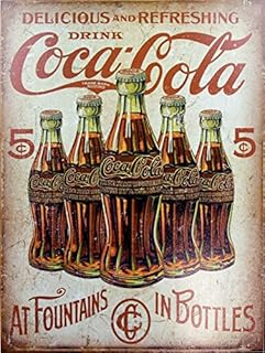 COCA COLA VINTAGE STYLE RETRO METAL TIN WALL SIGN NOVELTY GIFT WALL