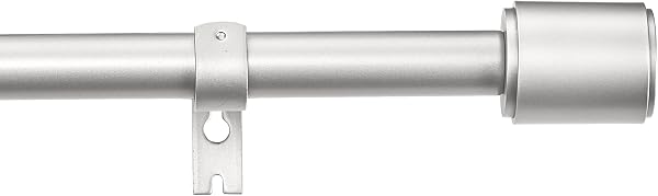 Amazon Basics Adjustable 1-Inch Heavy Duty Curtain Rod