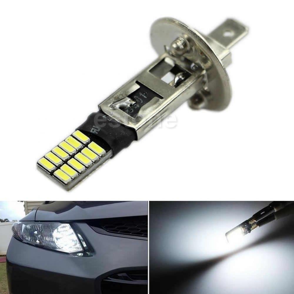 TRENDYNEST 6500K HID Xenon White 24-SMD H1 LED Replacement Bulbs Fog Lights Driving DRL | LED Lights | Light Bulbs | Lighting & Lamps-image-40
