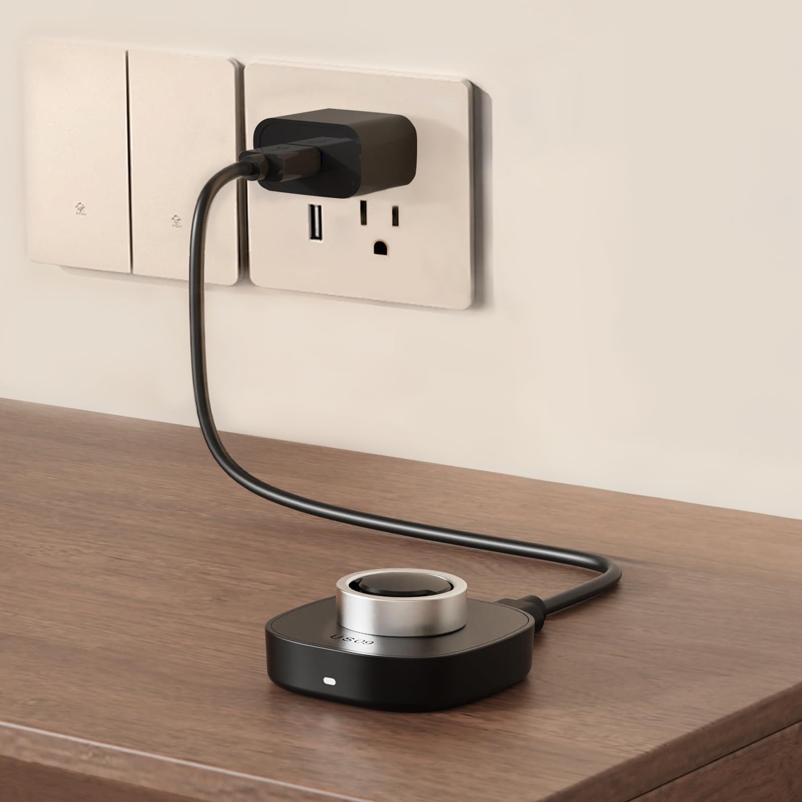 Compatible con Oura Ring Gen3 – Cargador de anillo inteligente tamaño 11, base de carga segura portátil con cable USB-C