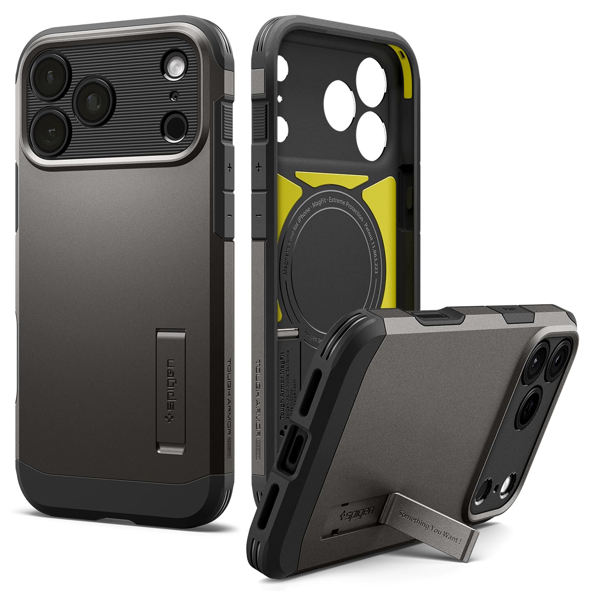 Tough Armor T MagFit for iPhone 17 Pro / 18 Pro Case, Gunmetal