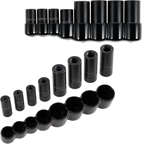 16Pcs Tap and Die Socket Adapter Tap Socket Set 1/4 Inch and 3/8 Inch ...