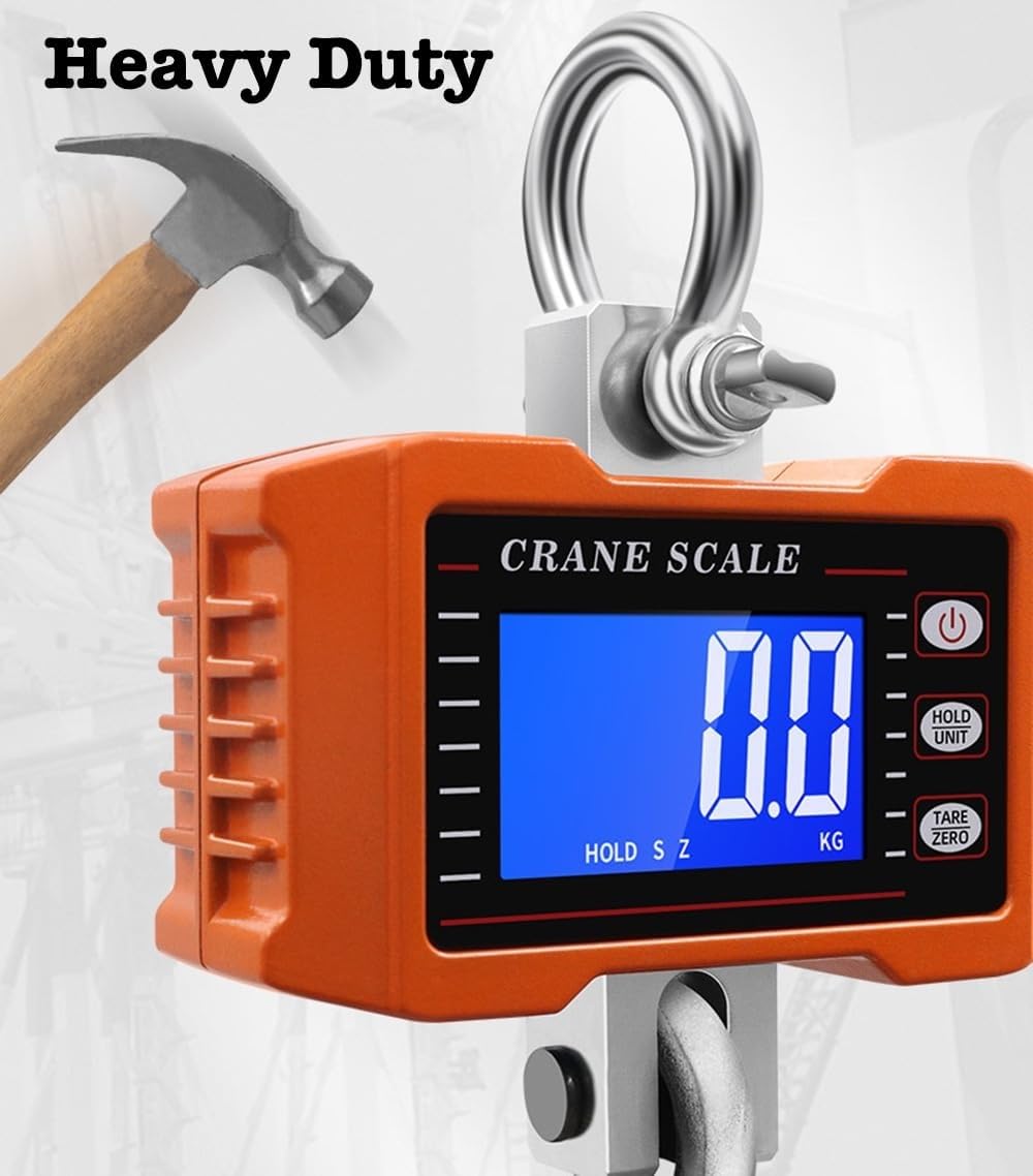 Digital Crane Scale - 1000kg/2000lb Heavy Duty -7