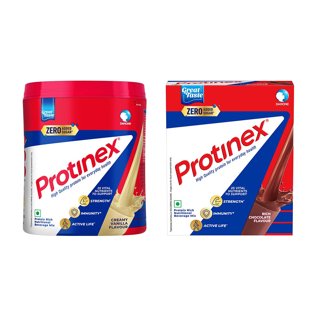 Protinex Vanilla Delight - 400 g & Health And Nutritional Drink Mix For Adults with High protein & 10 Immuno Nutrients, Tasty Chocolate, 250g-picture-36