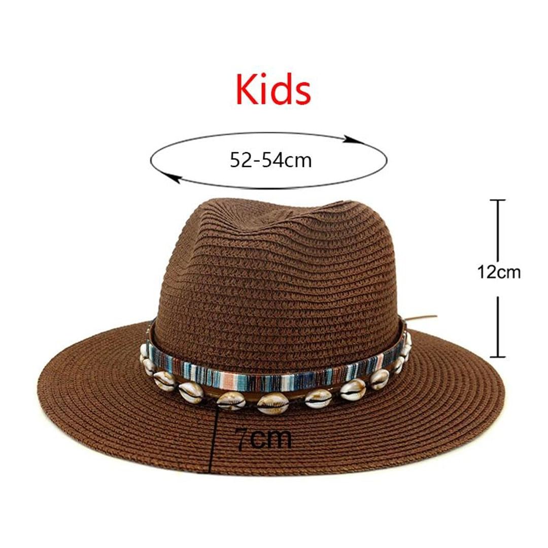 Cappello da donna con protezione solare per spiaggia, vacanze, decorazione all'aperto, Nero , 6 3/8-6 5/8