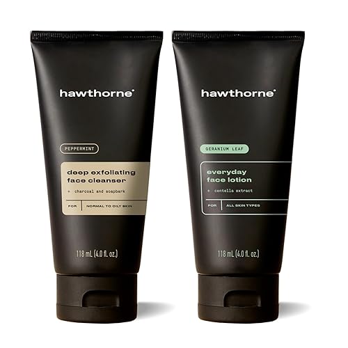 Hawthorne Deep Exfoliating Men’s Skin Care Kit. Exfoliating Men’s Facial