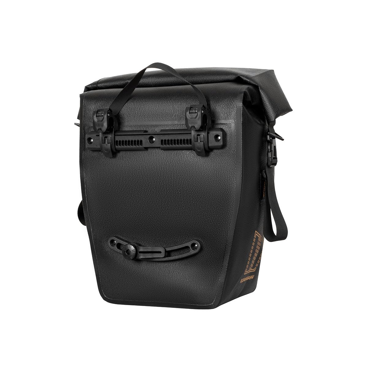ENJOHOS Alforja para Portabultos Trasero de Bicicleta 20-35L Alforja Trasera Bolsa Portaequipajes Bici de Viaje con Cierre Enrollable Resistente al Agua Bandolera con 1 Correa para el Hombro, Negro