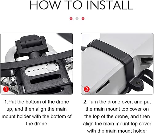Miniatura 6 de Equipo de aterrizaje flotante de agua y pata de tren de aterrizaje para DJI Mini 2 SEMini 2 Extensor plegable Accesorios de drones
