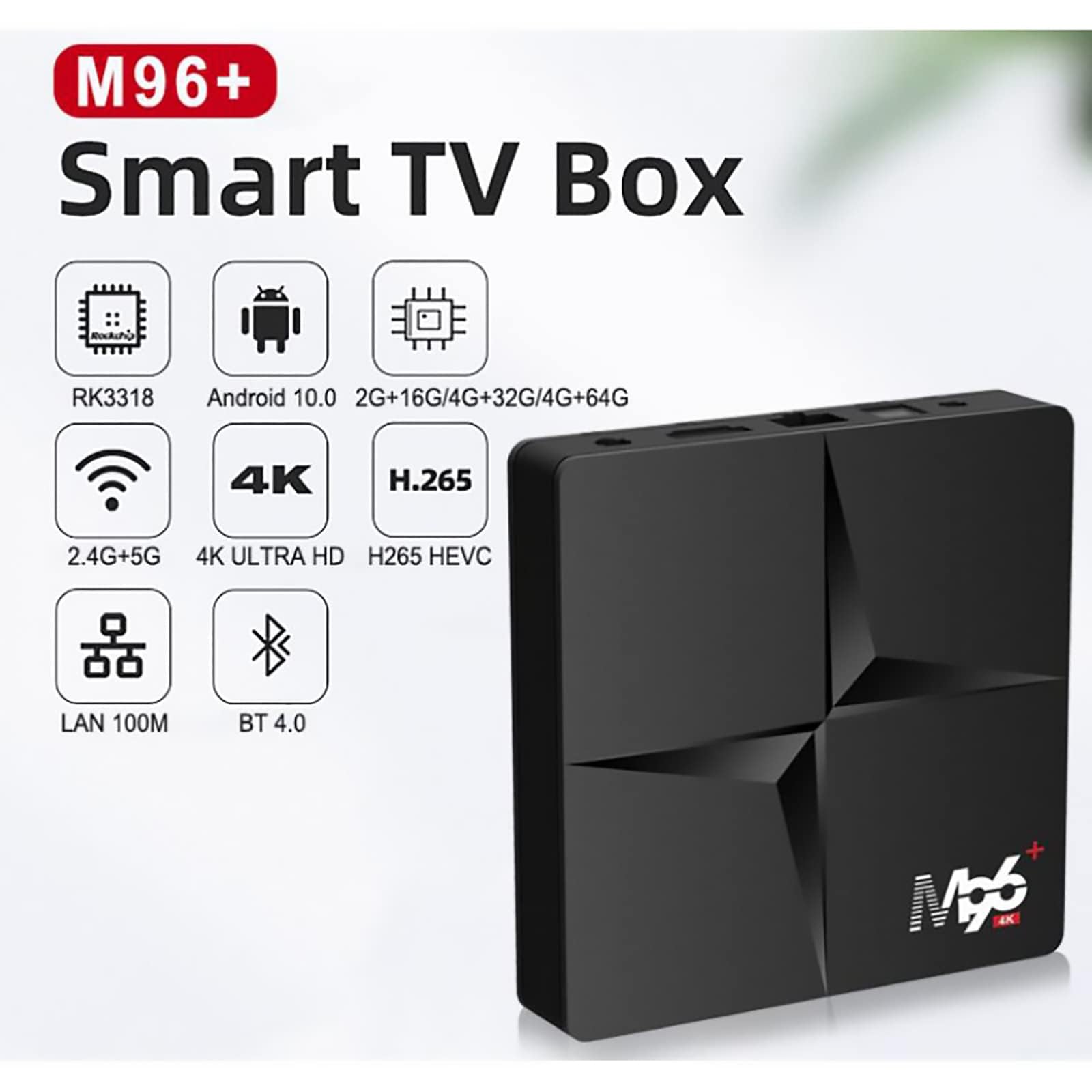 Amazon | Android TV Box 10.0、BT4.0搭載 4K HDR クアッドコア Cortex