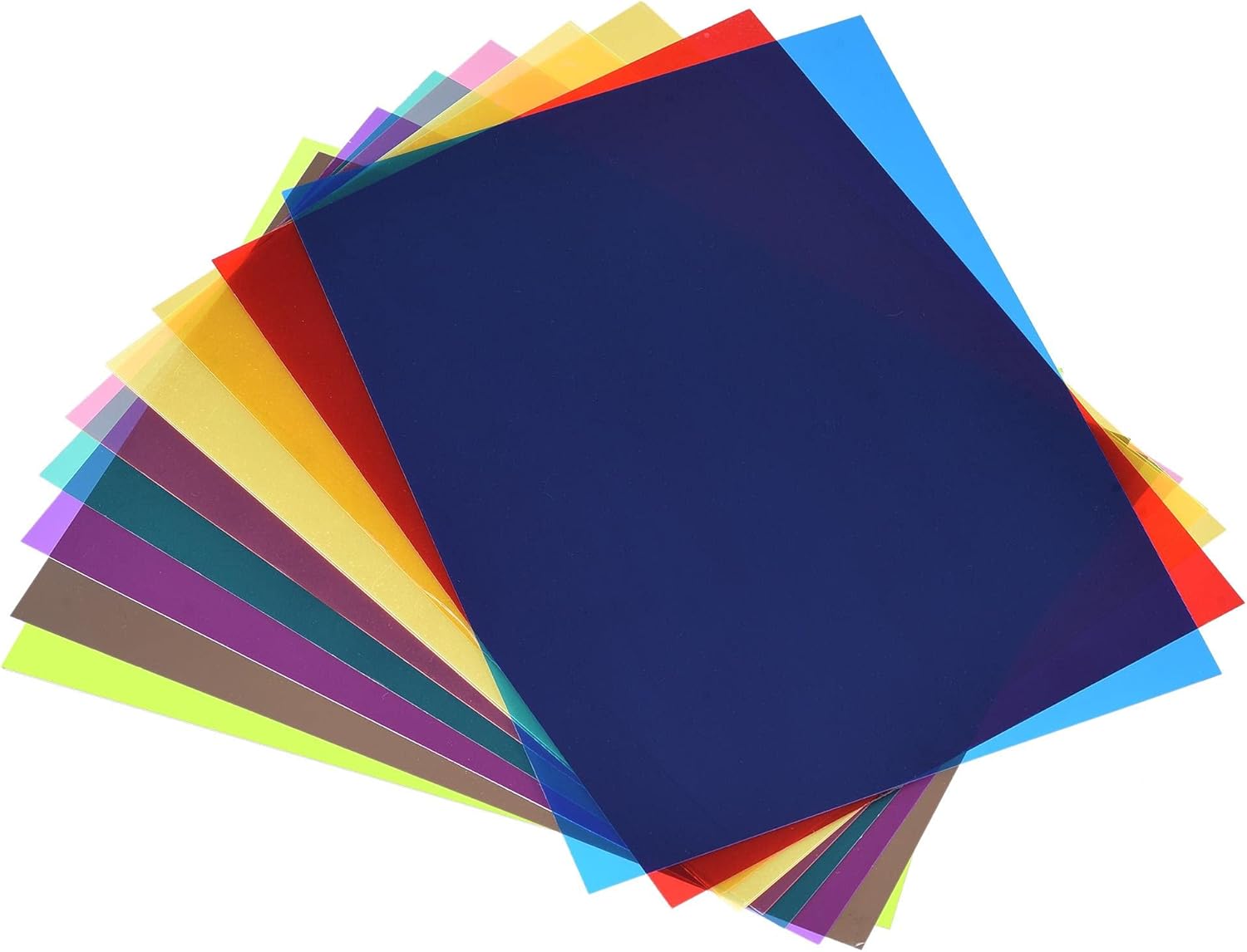 uxcell Gel Light Filter Transparent Color Correction PVC