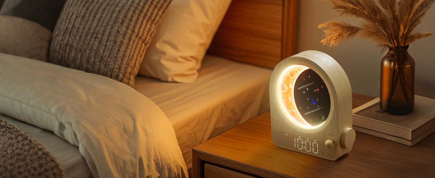 Amazon.co.jp: blonbar 目覚まし時計 光 目覚ましライト LED置き時計