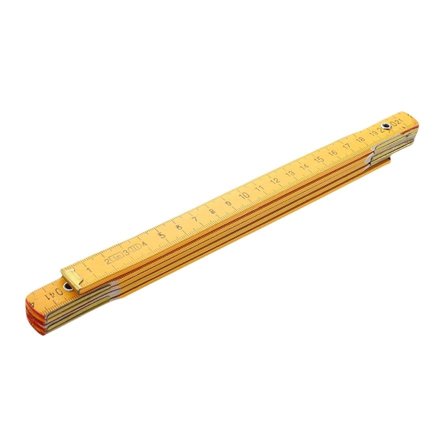 2m Folding Wooden Ruler Measuring Meter Tape Measure Builder Carpenter Wood Rule - Folding Ruler, Folding Rule