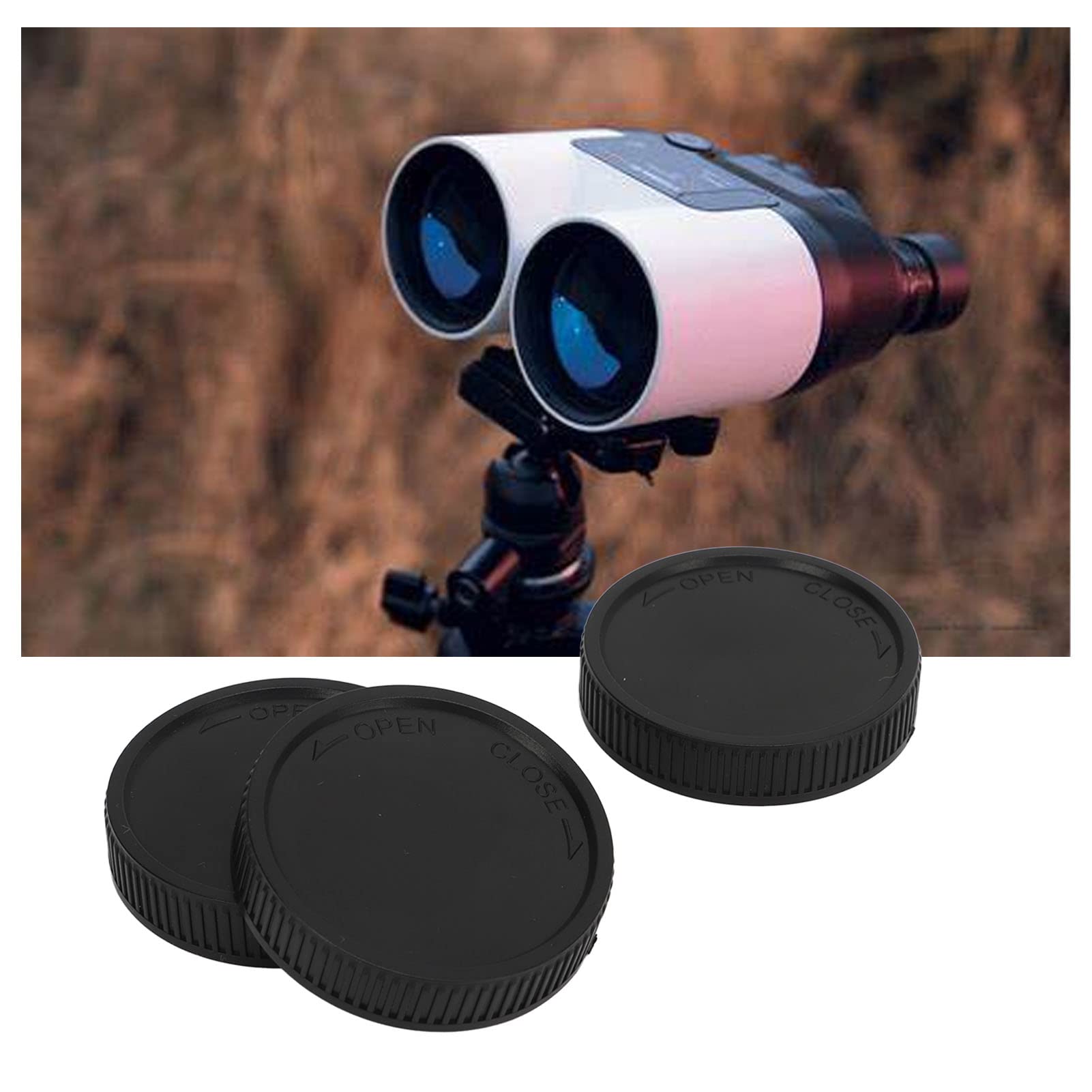 Sanpyl 3Pcs Rear Lens Fine Appearance Design, Dust Protective Cover for T Mouth Telescope M42x0.75, Compatible with All M42x0.75 Cameras and Telescopes