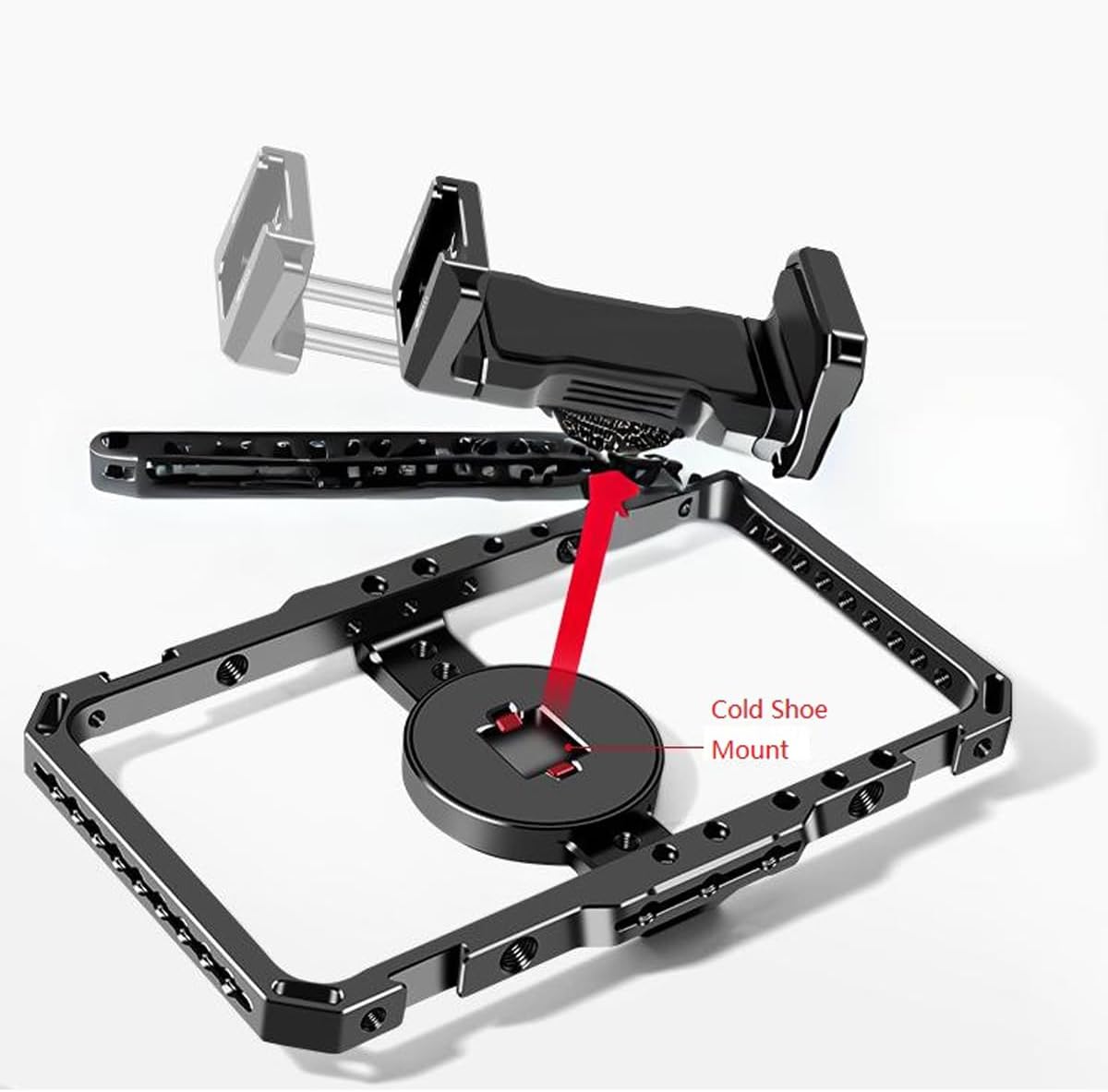 FEICHAO Magnetic Phone Cage 60mm-83mm Phone Clip Holder Stabilizer Bracket for Photography Expansion Accessories