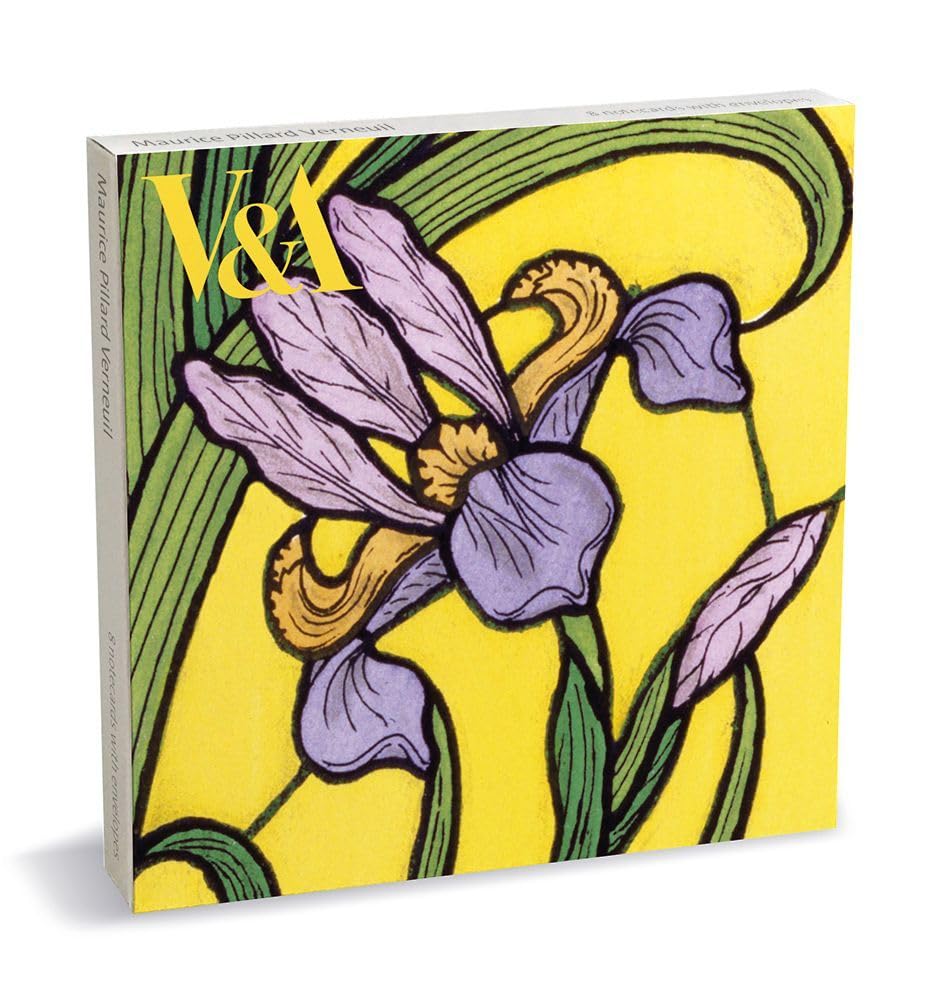 Museums & Galleries V&A Verneuil Florals 8 Square Notecards Wallet