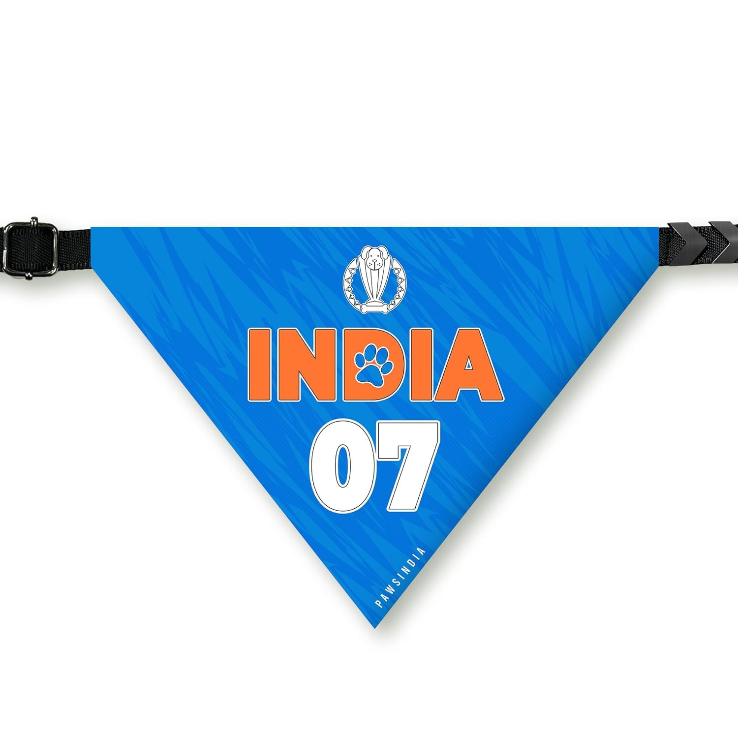 PawsIndia Dog Bandana with Collar Small Medium Large Dogs & Cats 100% Adjustable with Buckle Stretchable Fabric India (B0CKTNS6Y2) Amazon Price History, Amazon Price Tracker