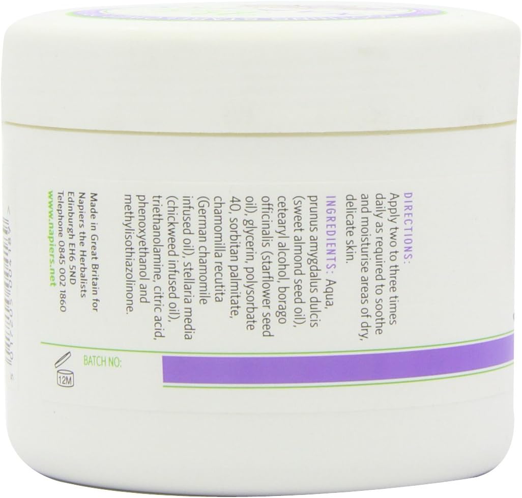 Napiers Baby Soothing Starflower Dry Skin Cream 500ml - Natural Herbal Skin Care