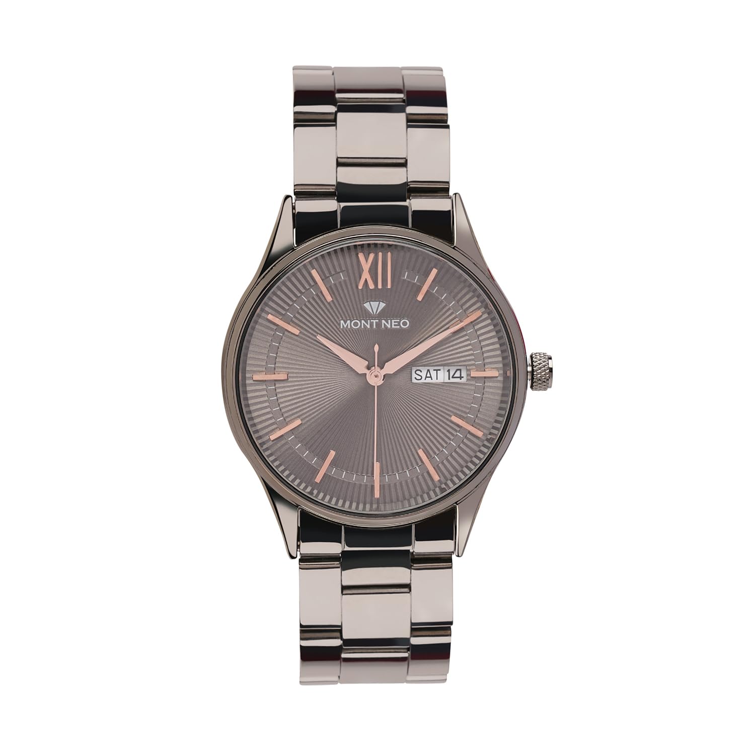 Mont Neo New Grey Analog Male Stainless Steel Watch 8007T-M8816 (B0CHVW8558) Amazon Price History, Amazon Price Tracker