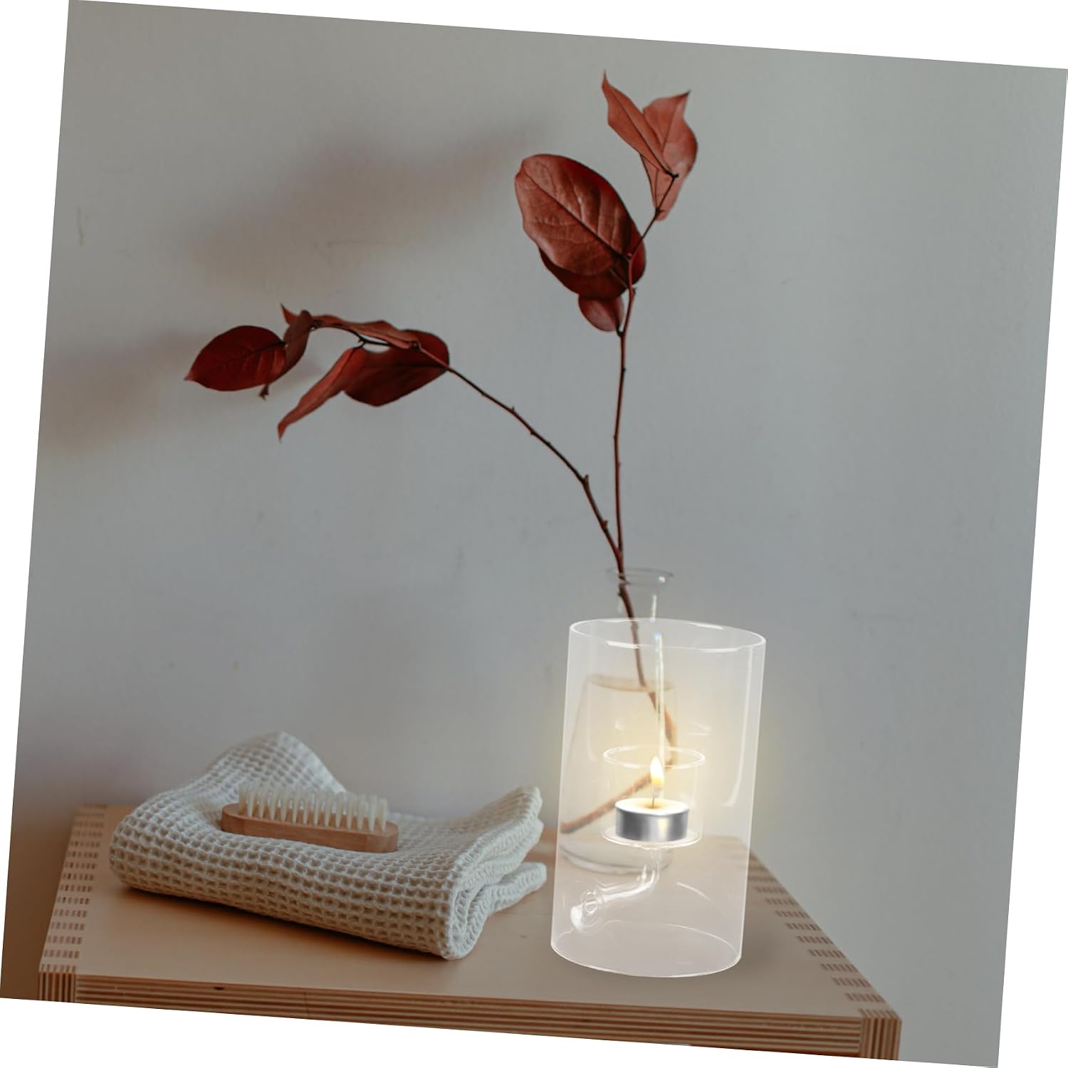 Toyvian Clear Glass Candle Cylinder Cover Elegant Transparent Candle Shade for Romantic Atmosphere Durable Design for Home Decor Wedding Centerpieces and Special Events