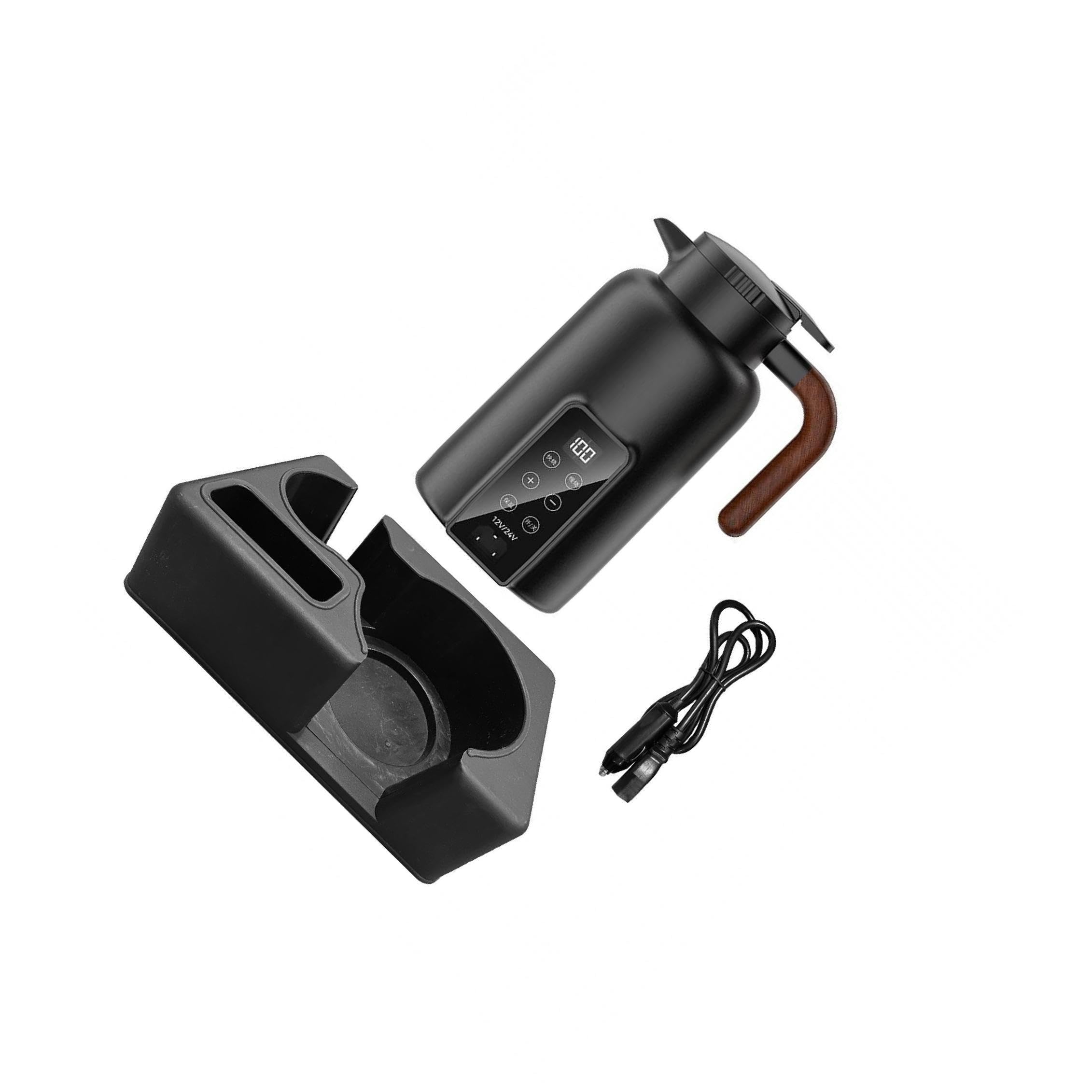 Puxzyax Travel Mug With Smart Temperature Control Car Heating Cup Provides Convenient Hot Drinks For Every Electric Heat Water Cup Travel Mug Fast Boiling