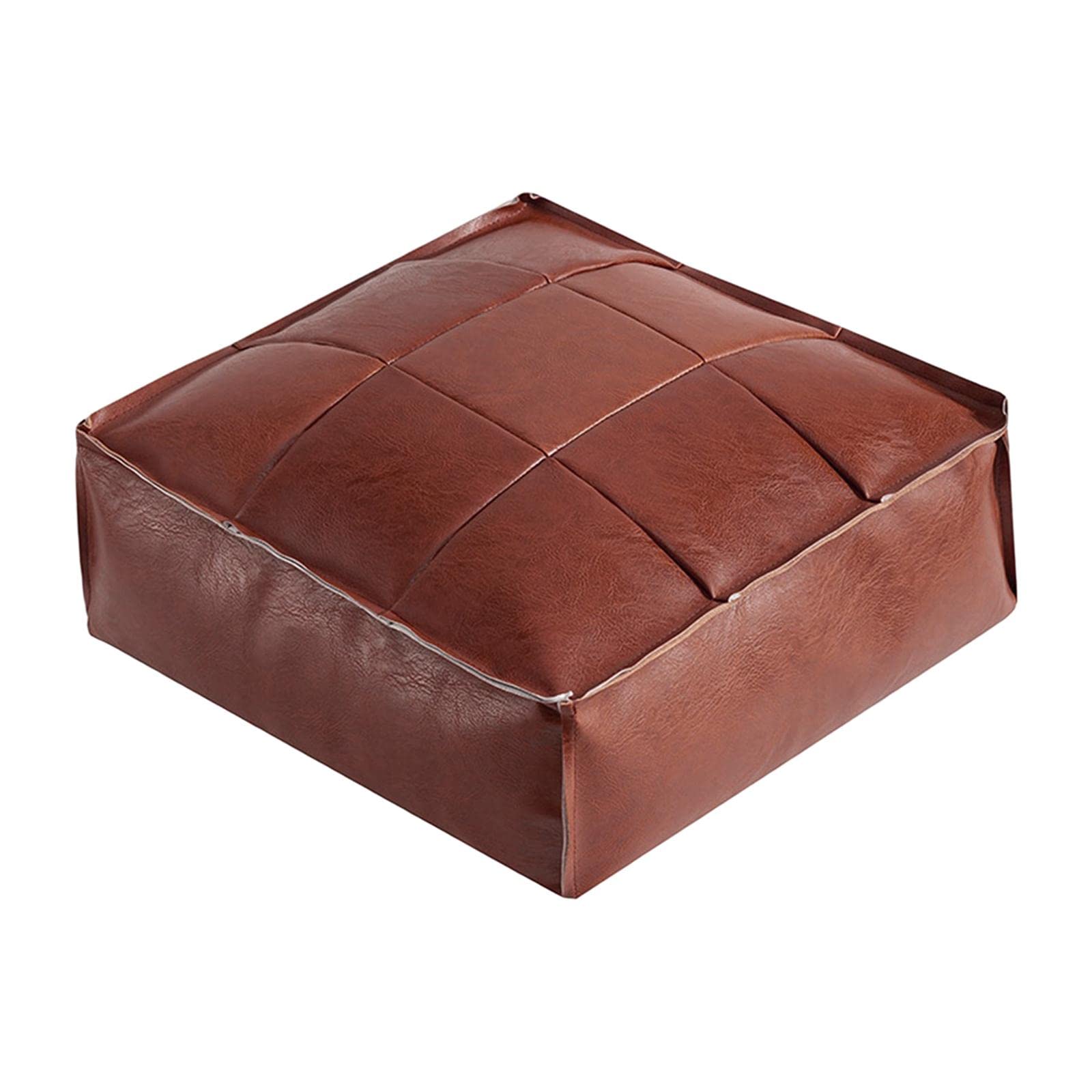MERISHOPP®Soft PU Leather Moroccan Pouf Handmade Ottoman Foot Rest for Kids Under Desk Red|Home & Garden | Furniture | Ottomans, Footstools & Poufs-image-32