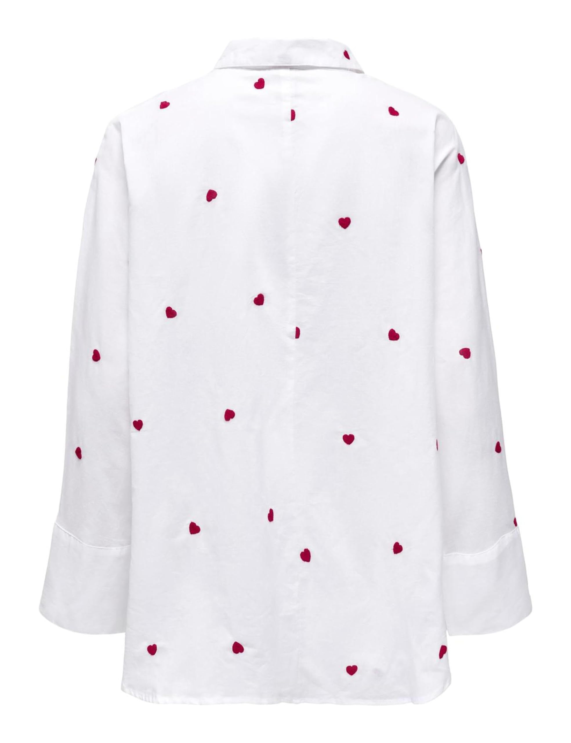 ONLY Camisa de Mujer con Cuello de Camisa, Ajuste Cuadrado, puños y Botones cómodos y Elegantes.