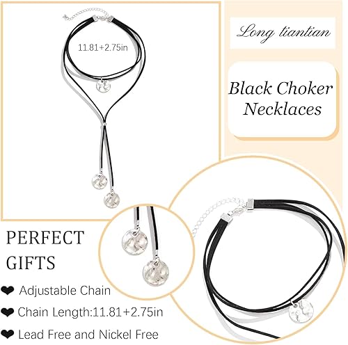 Miniatura 6 de Collares bohemios para mujer, ideales para conciertos country, atuendos estilo Nashville y Western, gargantillas, collares largos de cuero