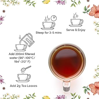 VAHDAM Masala Chai Gift Set for Mothers Day | Luxury Loose Leaf Tea in Tin Caddy with Premium Spoon | Authentic Indian Chai Ritual in Elegant Gift Box | Mothers Day Gift for Mom