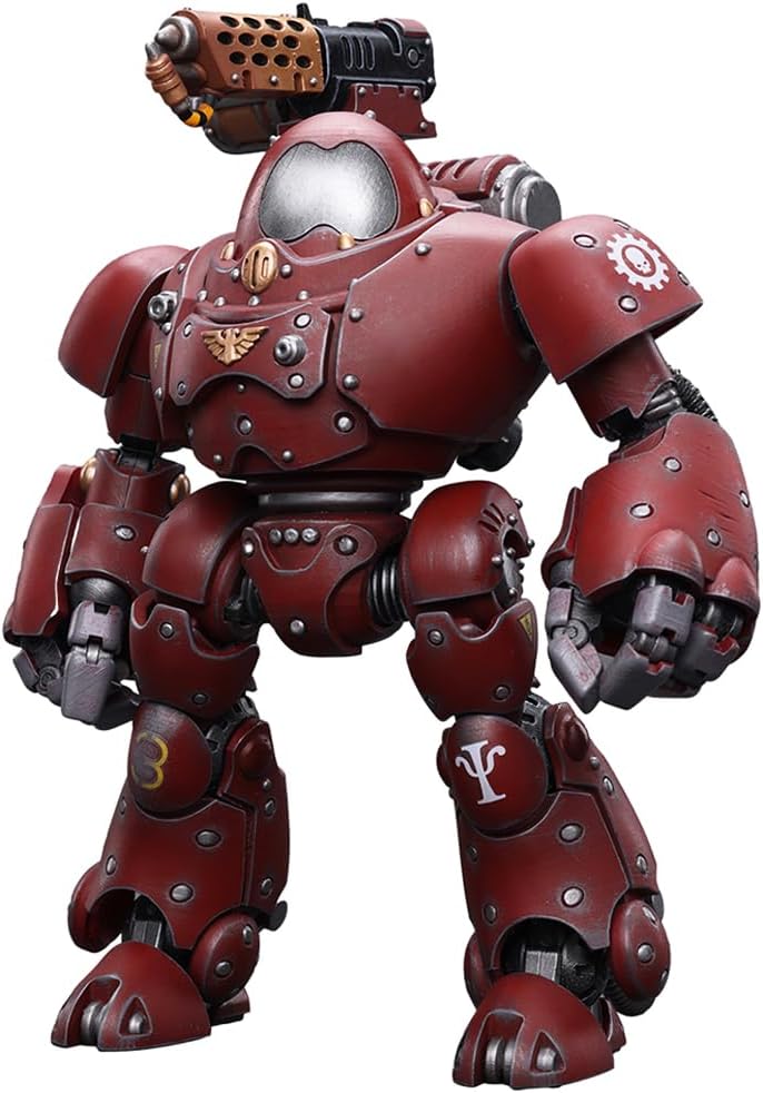 LEBOO JOYTOY Warhammer 40K 1/18 Adeptus Mechanicus Kastelan Robot with Heavy Phosphor Blaster 9.45in Height Joy Toy Models