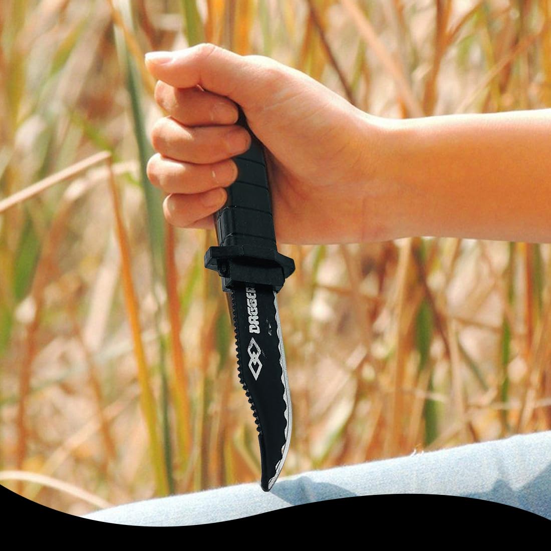 2 Pezzi Coltello Finto Lama Retrattile Coltello da Teatro Magico Scherzo Accessori per Adulti Pesce d'Aprile (Stile Classico)