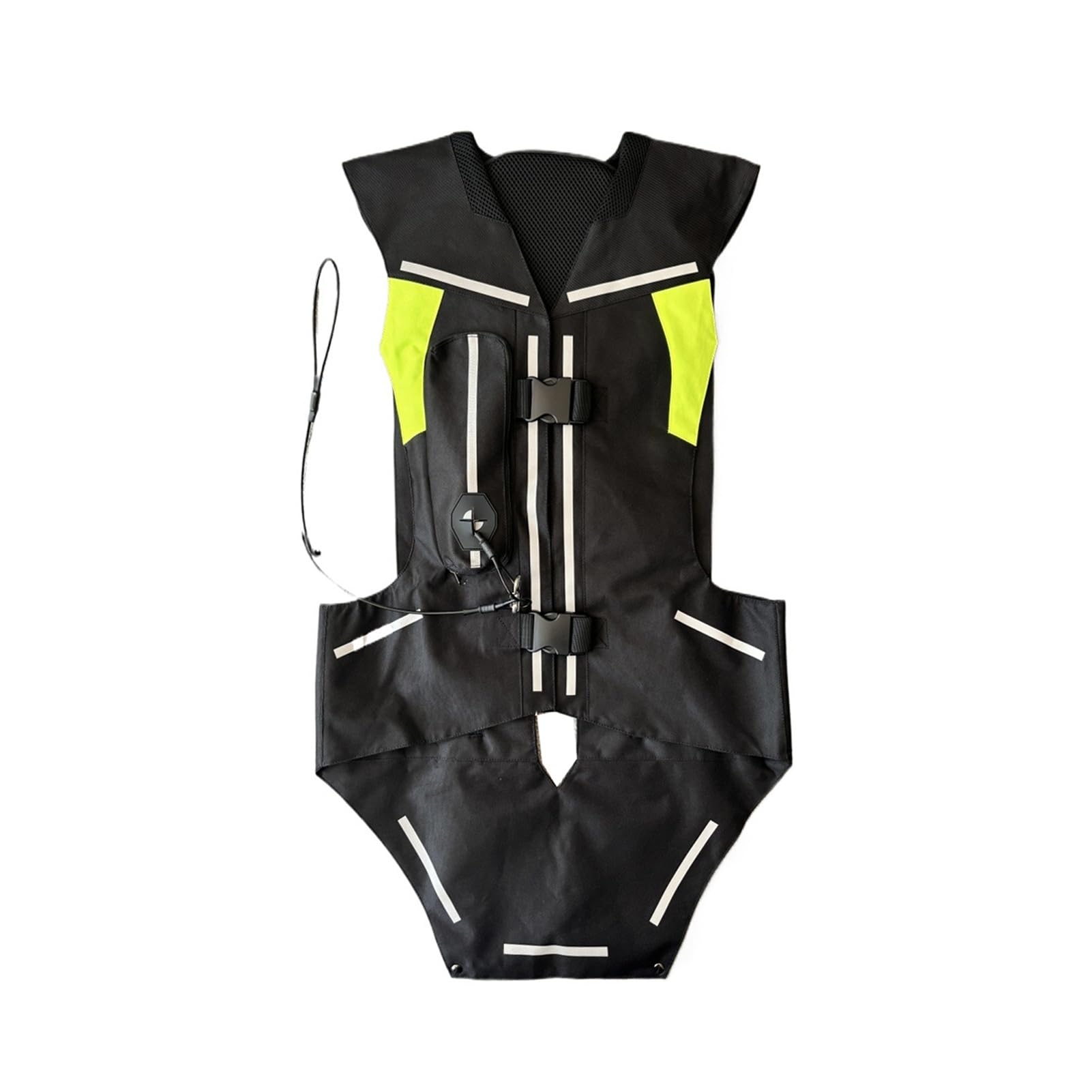Gilet Airbag Moto Toutes Saisons Avec Airbag Coccyx/cou/corps Déclencheur 0,03S Protection Dorsale Amovible