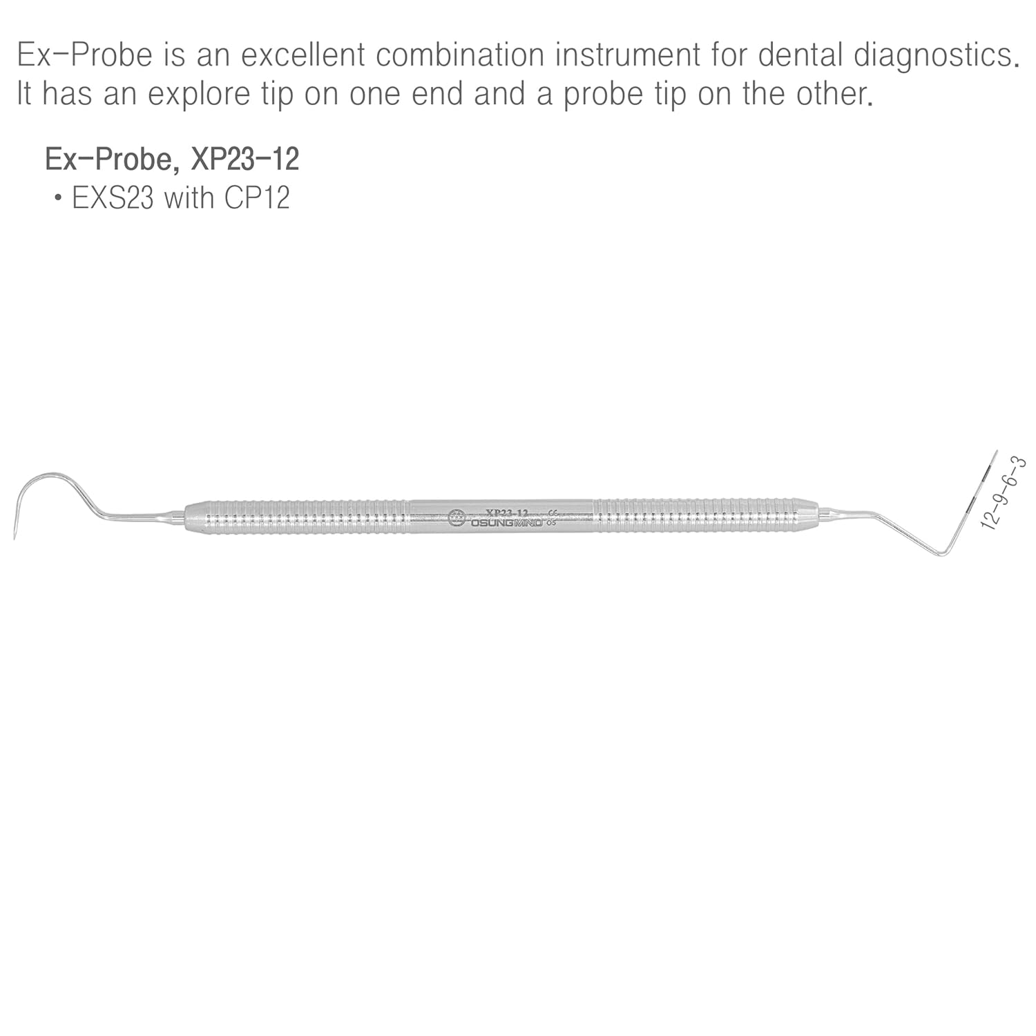 Dental Explorer Probe 23/12 Osung -XP23-12