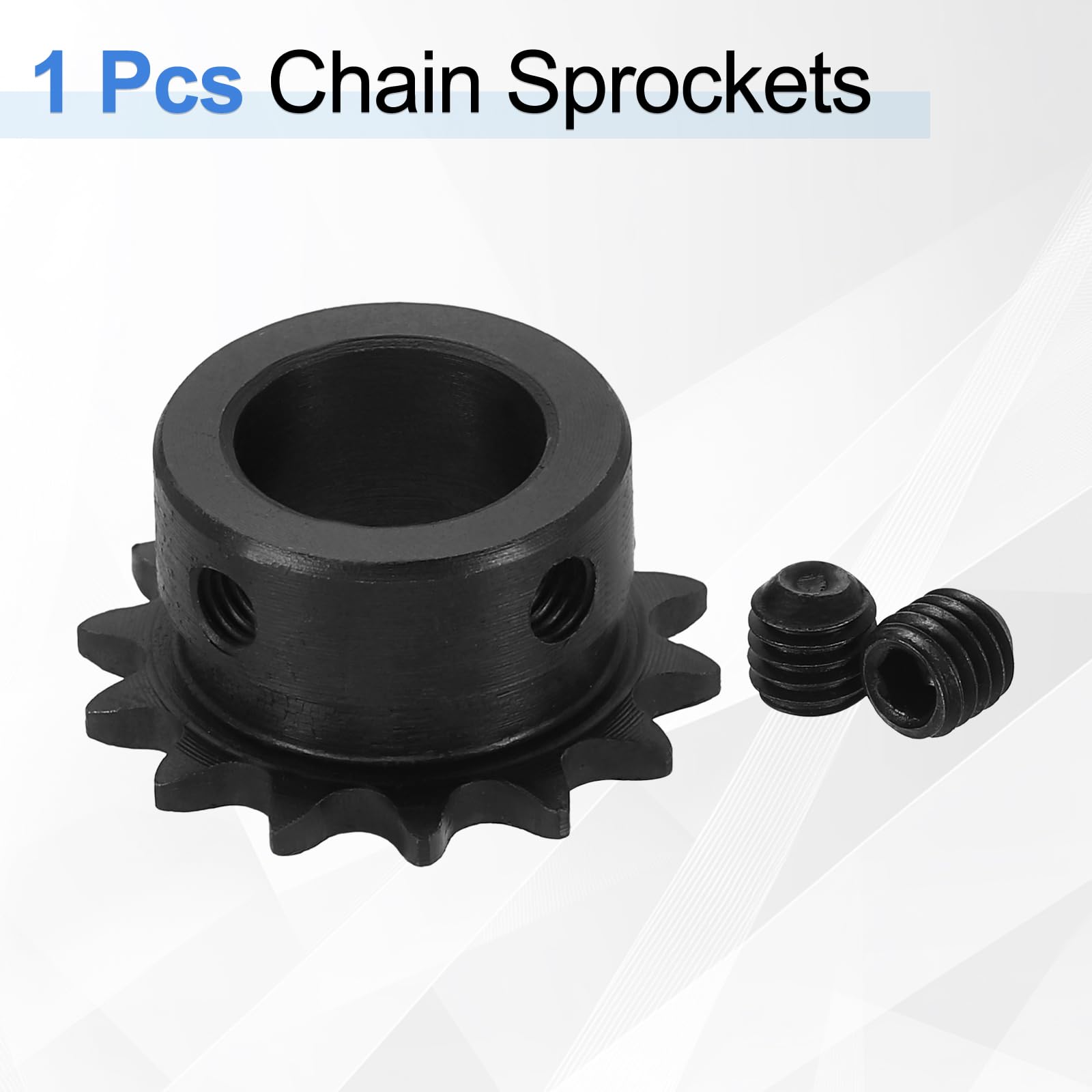 uxcell #25 Chain Roller Sprocket 15mm Bore 31.5mm OD, 14 Tooth C45 Steel — Amazon image 3