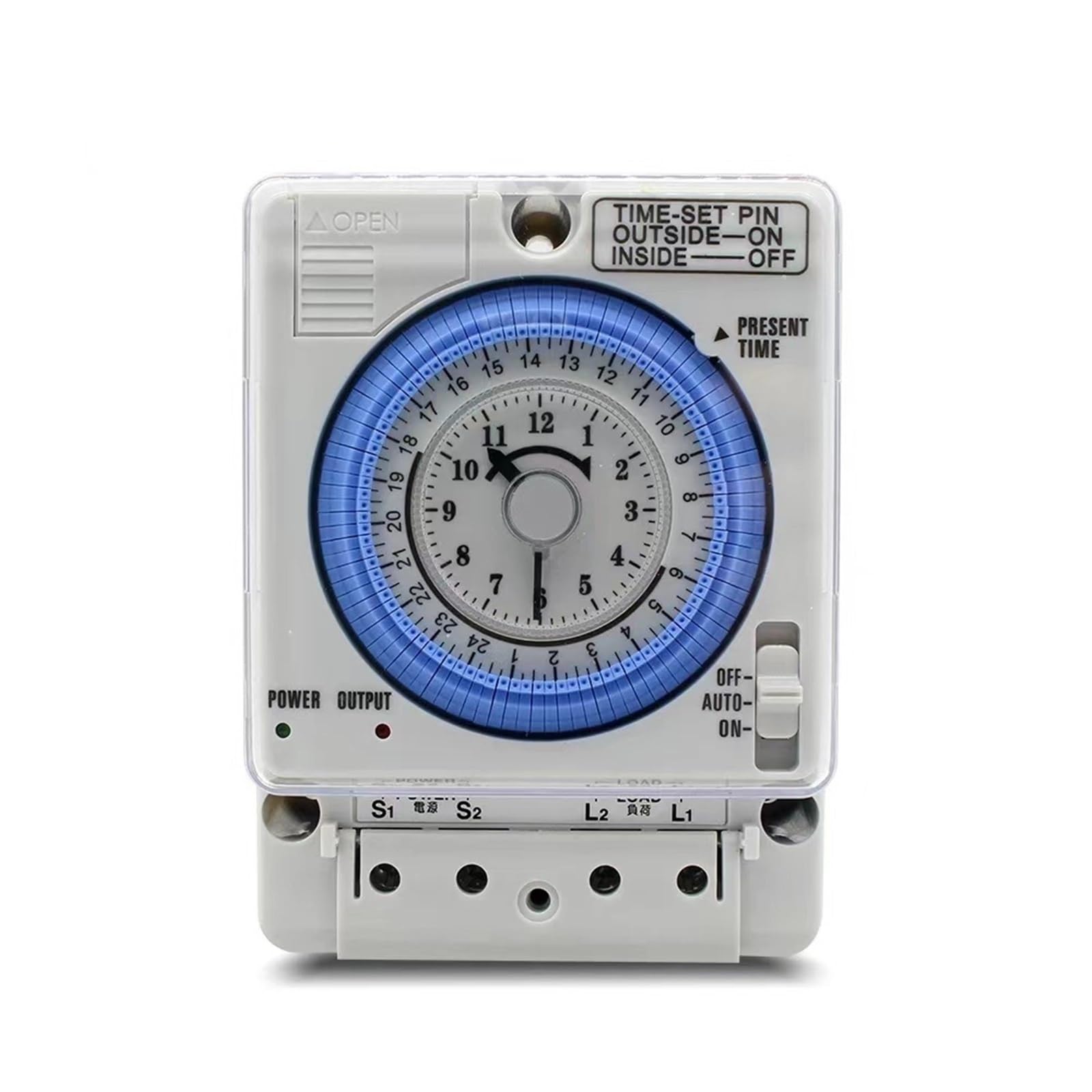 1PCS TB35N 100-240V 20A Din Rail Water Heater Programmable Timer switch Time Controller Mechanical Timer Switch