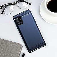 Vista 7 de Osophter Para Samsung Galaxy A51 5G Caso Absorción De Golpes Flexible TPU Caucho Protector De Teléfono Celular Cubierta Para Samsung Galaxy A51 5G