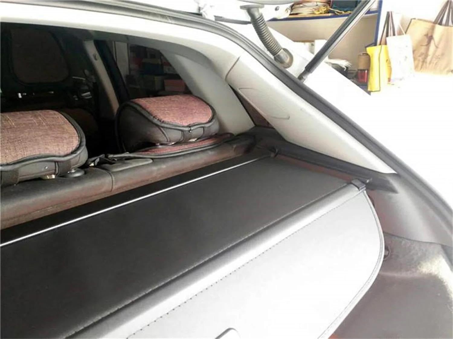 For Q3 2013-2017 Car Retractable Rear Trunk Cargo Cover Security Shield Shade Luggage Sturdy Boot Cover
