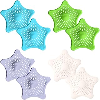 EAVUYIS 8 Pcs Universal Silicone Drain Filter...,