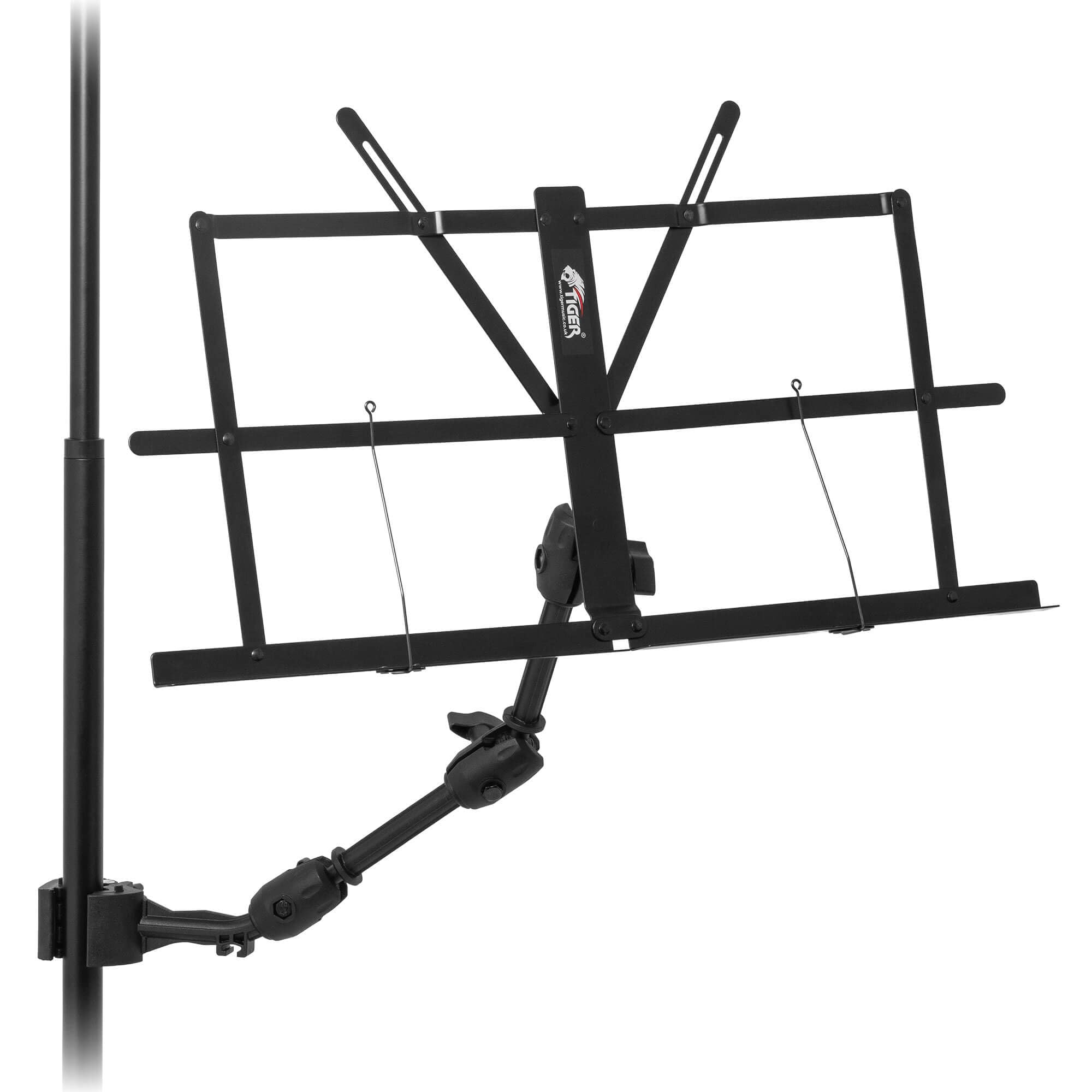 Tiger MSA32-BK Clamp-On Foldable Music Bookplate