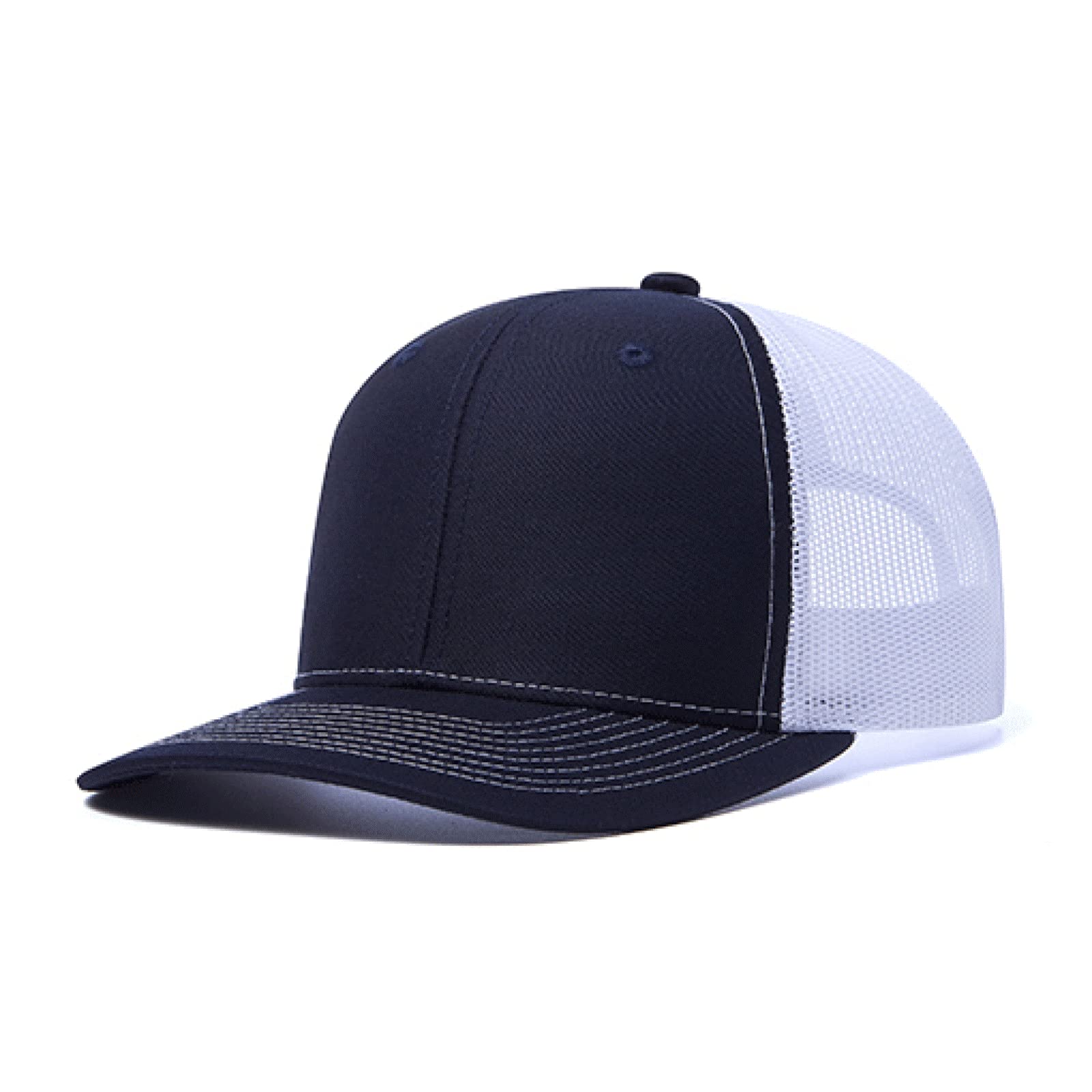 HaloHorus Trucker Hat for Men Women, Adjustable Athletics Baseball Cap for Running, Fishing, Hiking, Workout, P6-navy-white, One Size — image 1