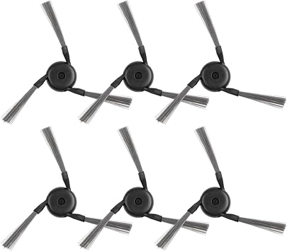 ZYNCUE for Dreame D20 Plus Robot Vacuum Cleaner Replacement Side Brush Set, 6-Pack Nylon Corner Cleaning Accessories, Easy Install for Enhanced Performance