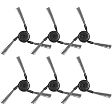 ZYNCUE for Dreame D20 Plus Robot Vacuum Cleaner Replacement Side Brush Set, 6-Pack Nylon Corner Cleaning Accessories, Easy Install for Enhanced Performance
